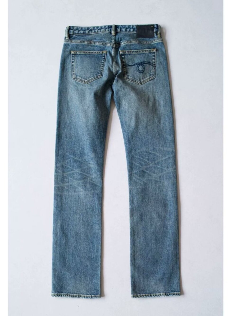 NWT R13 Tobi Boy Jeans 24/25/26/27/29 Glade Blue Stretch - Picture 5 of 10